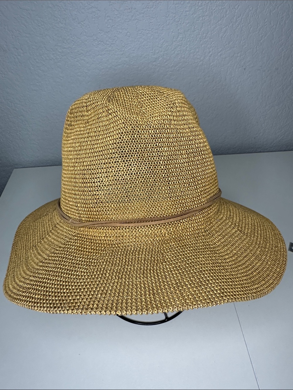 Marcus Adler Woven Straw Sun Hat Beach  Hat Natural